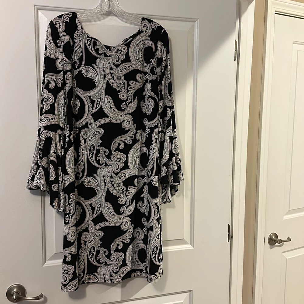 INC Dress with a Tie Back and Bell Sleeves